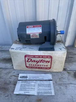 DAYTON SPLIT PHASE GEARMOTOR 5K939A 1/4HP 115V 30RPM 60HZ 4.6A 1PH - NEW IN BOX!