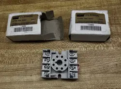 2 DAYTON 5X852N RELAY SOCKETS 8 PIN
