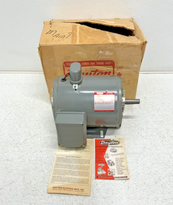 DAYTON 3M742 TOTALLY ENCLOSED FAN DUTY AC MOTOR 3/4HP 1075RPM 1PH 115/230V 26D