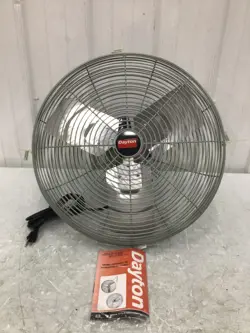 DAYTON - 1VCF2 STANDARD-DUTY INDUSTRIAL FAN  20 IN BLADE 2 SPEEDS 115V AC