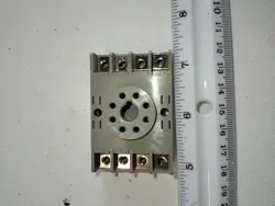 DAYTON 5X852E SOCKET 8 PIN 10A 300VAC ( LOT OF 3 )