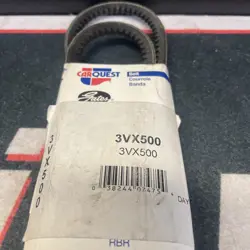 DAYTON 3VX500 COGGED V-BELT, 3/8