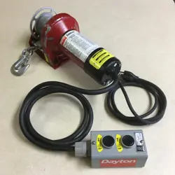 DAYTON 5W659 115V ELECTRIC WINCH