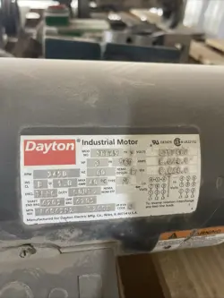 DAYTON 3 HP 3 PHASE ELECTRIC MOTOR
