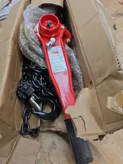 DAYTON 29XP50 LEVER CHAIN HOIST,3000 LB.,LIFT 20 FT. 29XP50