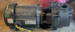 ( 1998)TEEL SELF PRIMING SEWAGE/TRASH PUMP W/ DAYTON 5.0 HP  3PHASE MOTOR! NEW