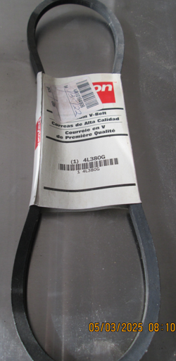 DAYTON 4L380G  V-BELT, 38