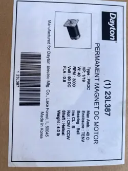 MOTOR PM TENV