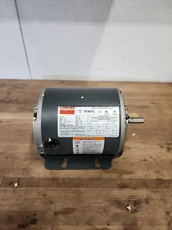 DAYTON 5K907G SPLIT-PHASE BELT DRIVE MOTOR, 1/4 HP, 48 FRAME, 115V AC VOLTAGE,