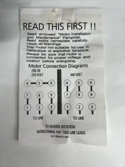 1/3 HP PHASE