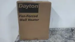 DAYTON 3UF60D 208/240VAC SINGLE PHASE RECESSED ELECTRIC WALL-MOUNT HEATER