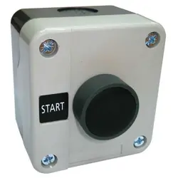 DAYTON CONTROL STATION, PUSH BUTTON, BLACK, 1NO 32W265 DAYTON 32W265 22 MM