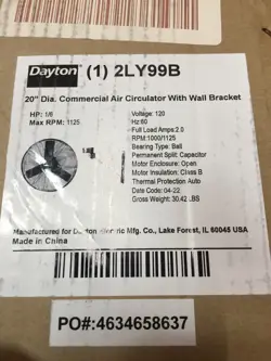 NON-OSCILLATING 115VAC 2600/3700