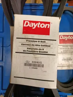 DAYTON 3X648G V-BELT B90 LOT OF 5
