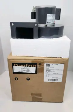 NEW DAYTON 1TDR6 RECTANGULAR BLOWER 2450 RPM 1 PHASE DIRECT DRIVE STEEL HOUSING