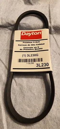 DAYTON 3L230G 3L230 V-BELT