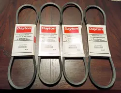 DAYTON (LOT OF 4) 6A143T A34 PREMIUM V-BELTS NEW
