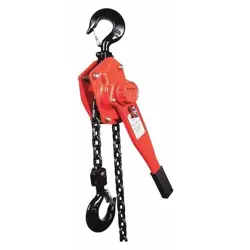 DAYTON 29XP51 LEVER CHAIN HOIST, 6,000 LB LOAD CAPACITY, 10 FT HOIST LIFT, 1