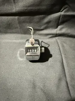 DAYTON COUNTER,HAND ACTIVATED 6X164 DAYTON 6X164 SILVER