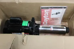DAYTON 45MW68 BOOSTER PUMP, 3/4 HP, 115/230V AC, 1 PHASE, 3/4 IN NPT INLET