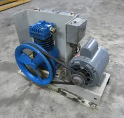 EMGLO FW60T COMPRESSOR PUMP DAYTON 1/2 HP MOTOR 4K855Y D56 1725 RPM JENNY AIR