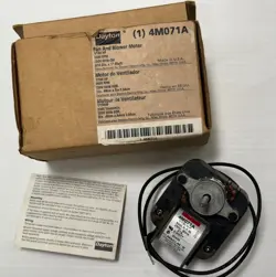 DAYTON 4M071A FRACTIONAL FAN BLOWER MOTOR 1/150 HP 3000 RPM 230V 0.21A NEW!!!