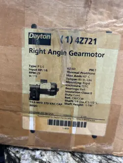RIGHT ANGLE GEARMOTOR