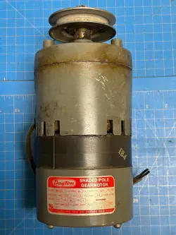 DAYTON 1/10HP 115V 60HZ 30RPM SHADED POLE GEARMOTOR 3M137A