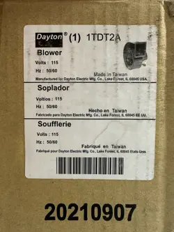 DAYTON 1TDT2A HVAC BLOWER