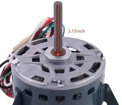 1/3 HP 1075 RPM 2-SPEED BLOWER MOTOR 208-230V – GOODMAN BT1340027S, GE, DAYTON