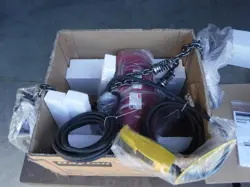 NEW DAYTON 452R49 ELECTRIC CHAIN HOIST 4,000 LB. 115/230 VOLT 10 FPM 20' LIFT H4