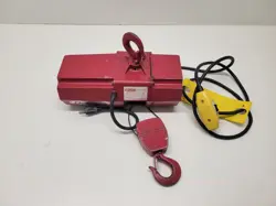 GOOD USED! DAYTON 500LB 115V 10FT CABLE HOIST LIFT 2Z668