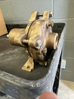 DAYTON 2ZWY1A CENTRIFUGAL PUMP PEDESTAL PUMP BRONZE (REBUILT)
