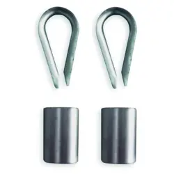 DAYTON WIRE ROPE STOP SLEEVE AND THIMBLE KIT 1DKJ8 DAYTON 1DKJ8 190735134214