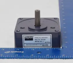 DAYTON CONTINUOUS SPEED REDUCER PARALLEL GEAR BOX NOMINAL RATIO: 30:1