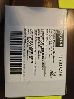 BRAND NEW SURPLUS- DAYTON DEFINITE PURPOSE 3-POLE CONTACTOR 783XZ5A