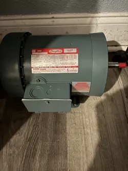 DAYTON THREE PHASE MOTOR 1 1/2 HP 3450 RPM NEVER USED