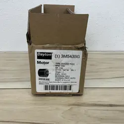 DAYTON 3M557BG RPM 1550 1/40 HP VOLTAGE 115