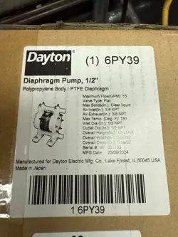 DAYTON 6PY39 DOUBLE