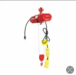 DAYTON 110 VOLT HOOK MOUNTED ELECTRIC WIRE ROPE HOIST! 500LB! NEW! 4GU72C