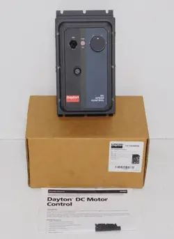 NEW DAYTON ELECTRIC 5X485H DC SPEED CONTROL MODULE PMDC SHUNT WOUND MOTOR USA