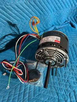 DAYTON DIRECT DRIVE BLOWER MOTOR 4M098BH, 1/3HP, 115V, 1075RPM, 1PH NEW(S1F4)