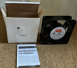 DAYTON 4WT33 STANDARD SQUARE AXIAL FAN 105 CFM 230V AC 1 PHASE NOS