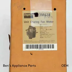 NEW OEM DAYTON  UNIT BEARING FAN MOTOR 3M628 Z-009 M