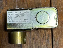 DAYTON SOLENOID VALVE # 6X543, 120V (6636) NWOB