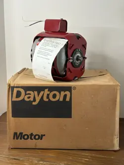 DAYTON CIRCULATOR PUMP MOTOR (1) 5GD80, 1/12 HP, 1725 RPM, 115V, SPLIT PHASE,