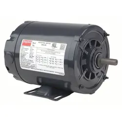 DAYTON 20CL66 THREE-PHASE GENERAL PURPOSE MOTOR, 1/2 HP, 48 FRAME, 230/460V AC