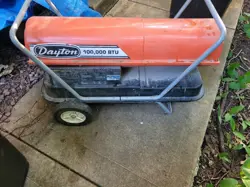 DAYTON 100,000 FORCED AIR SPACE HEATER
