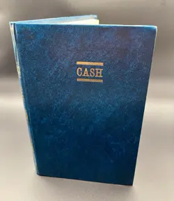 VINTAGE NEW MEAD RULED CASH BOOK BLUE DAYTON  FINANCES USA SINGLE LEDGER 64506