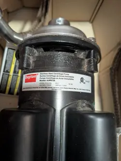 DAYTON CENTRIFUGAL PUMP 4JMV3A STAINLESS STEEL 1/2 HP 115/230 V